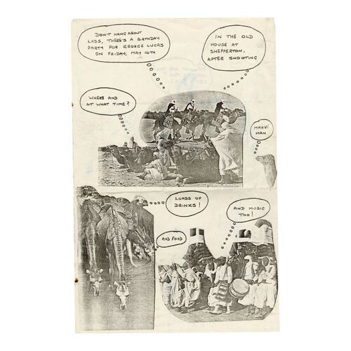 1169. Gerard Bourke Collection: George Lucas' 32nd Birthday Party Invitation ### STAR WARS: A NEW HOPE (1977)