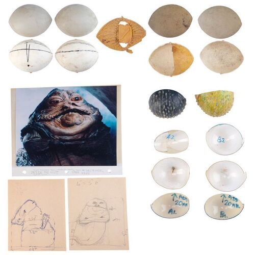 1181. Jabba the Hutt Eyes and Hand-Drawn Concept Sketches ### STAR WARS: RETURN OF THE JEDI (1983)