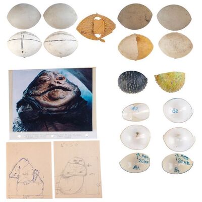 1181. Jabba the Hutt Eyes and Hand-Drawn Concept Sketches ### STAR WARS: RETURN OF THE JEDI (1983)
