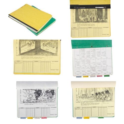 1186. Pair of Endor Storyboard Binders ### STAR WARS: RETURN OF THE JEDI (1983)