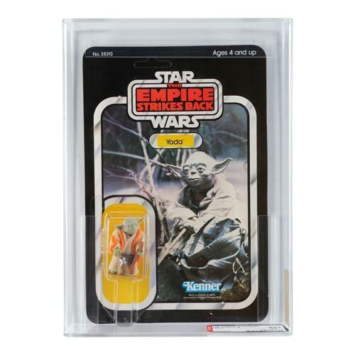 1195. Yoda (with Orange Snake) Kenner Action Figure ESB32B AFA 85+ ### STAR WARS TOYS