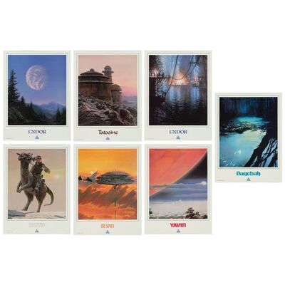 1203. Set of Seven Travel Posters ### STAR WARS: STAR TOURS (THEME PARK ATTRACTION, 1987 - 2010)