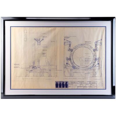 1221. Framed Stargate Blueprint with Three Additional Blueprints ### STARGATE (1994)