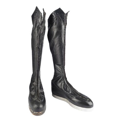 1233. Planet Hollywood Collection: Nuclear Man's (Mark Pillow) Boots ### SUPERMAN IV: THE QUEST FOR PEACE (1987)