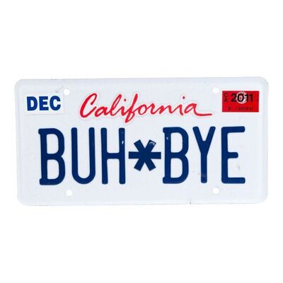 1240. Death's (Julian Richings) "BUH*BYE" License Plate ### SUPERNATURAL (2005-2020)