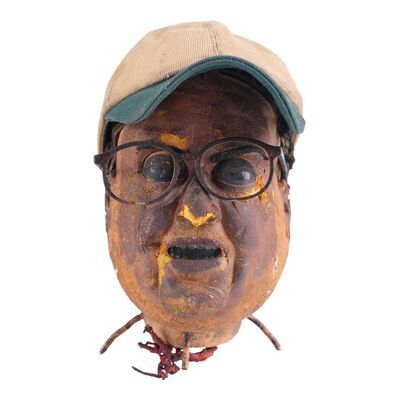 1249. Michael Moore's (Trey Parker) Scorched Puppet Head and Suicide Accessories ### TEAM AMERICA: WORLD POLICE (2004)