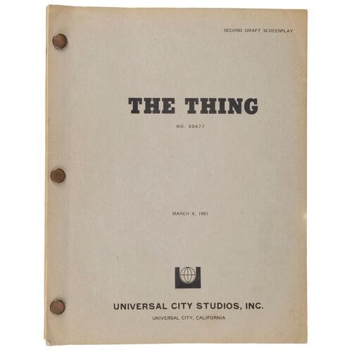 1273. Bound Second Draft Screenplay ### THE THING (1982)