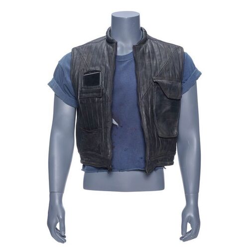 1275. Planet Hollywood Collection: Agent Max Walker's (Jean-Claude Van Damme) Vest with Bloodied Shirt ### TIMECOP (1994)