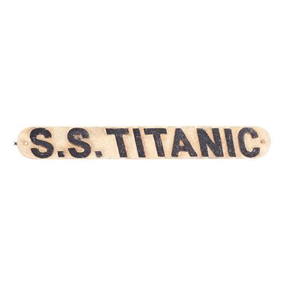 1279. Full-Size "S.S. Titanic" Lifeboat Nameplate ### TITANIC (1997)