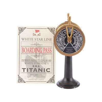 1280. 1/8 Scale Engine Order Telegraph Model Miniature ### TITANIC (1997)