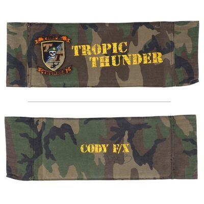 1291. Danny McBride-Autographed Cody F/X Chairback ### TROPIC THUNDER (2008)