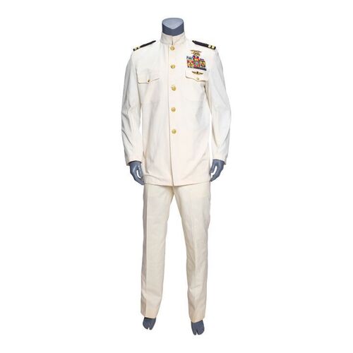 1296. Planet Hollywood Collection: Casey Ryback's (Steven Seagal) Service Dress White Costume ### UNDER SIEGE 2: DARK TERRITORY (1995)