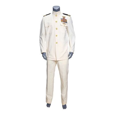 1296. Planet Hollywood Collection: Casey Ryback's (Steven Seagal) Service Dress White Costume ### UNDER SIEGE 2: DARK TERRITORY (1995)
