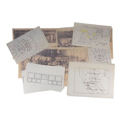 1306. Army Base Location Map with Concept Art and Production Paperwork ### WARGAMES (1983)