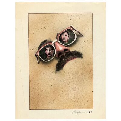 1311. Printed Dan Chapman Poster Comp with Hand-Illustrated Touch-Ups ### WEEKEND AT BERNIE'S (1989)