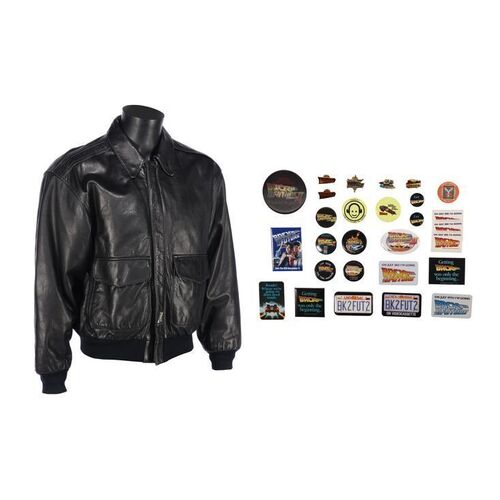 38. Leather Crew Jacket and Collection of Badges ### BACK TO THE FUTURE TRILOGY (1985-1990)
