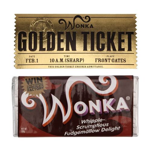 67. Golden Ticket and Whipple-Scrumptious Bar ### CHARLIE AND THE CHOCOLATE FACTORY (2005)