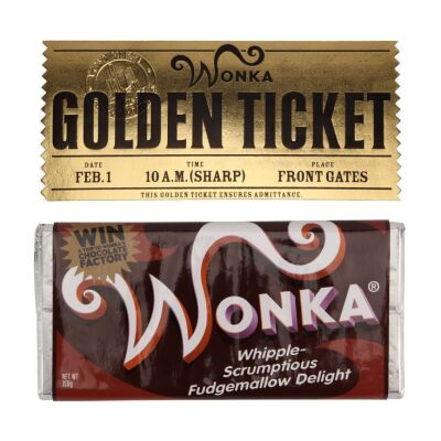 67. Golden Ticket and Whipple-Scrumptious Bar ### CHARLIE AND THE CHOCOLATE FACTORY (2005)