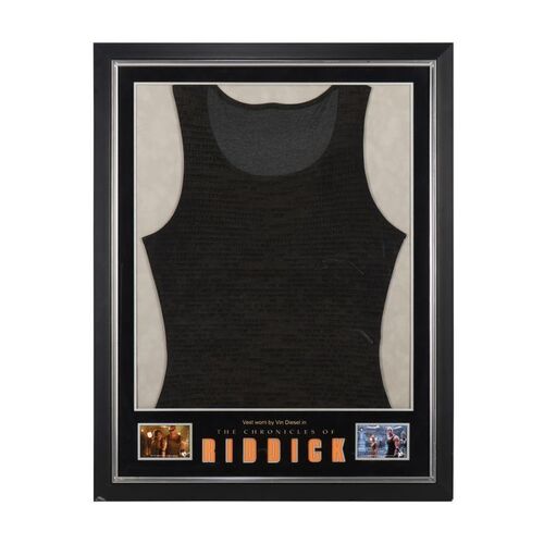73. Framed Riddick (Vin Diesel) Vest ### CHRONICLES OF RIDDICK, THE (2004)