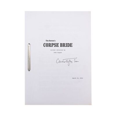 84. Sir Christopher Lee's Personal Revised Script ### CORPSE BRIDE (2005)