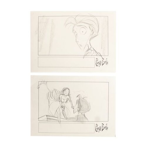 85. Two Hand-Drawn Storyboards ### CORPSE BRIDE (2005)