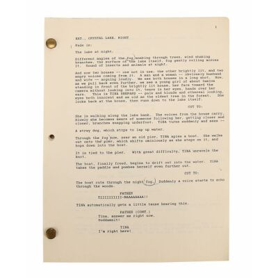 124. Mario Kirner Collection: Production-Used Script ### FRIDAY THE 13TH PART VII: THE NEW BLOOD (1988)