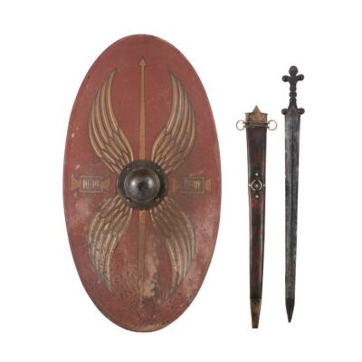 135. Roman Cavalry Shield and Barbarian Sword and Scabbard ### GLADIATOR (2000)