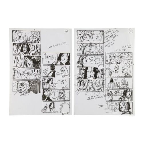160. Pair of Hand-Drawn Storyboards ### HARRY POTTER AND THE ORDER OF THE PHOENIX (2007)