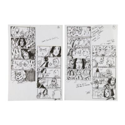 160. Pair of Hand-Drawn Storyboards ### HARRY POTTER AND THE ORDER OF THE PHOENIX (2007)