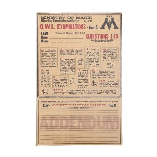 161. O.W.L. Paper ### HARRY POTTER AND THE ORDER OF THE PHOENIX (2007)