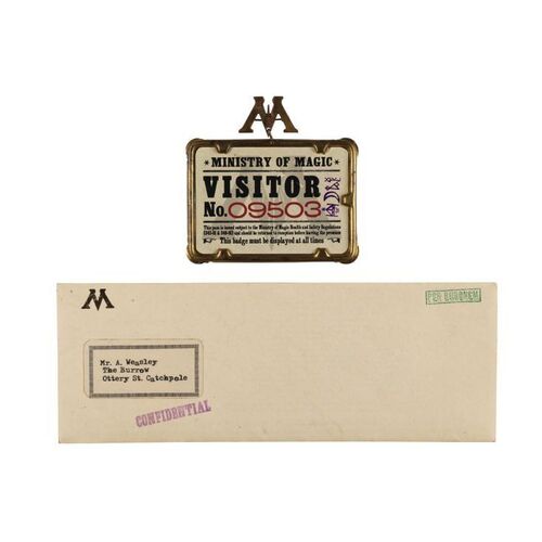 162. Ministry Badge and Letter to Arthur Weasley (Mark Williams) ### HARRY POTTER AND THE ORDER OF THE PHOENIX (2007)