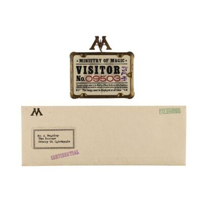 162. Ministry Badge and Letter to Arthur Weasley (Mark Williams) ### HARRY POTTER AND THE ORDER OF THE PHOENIX (2007)