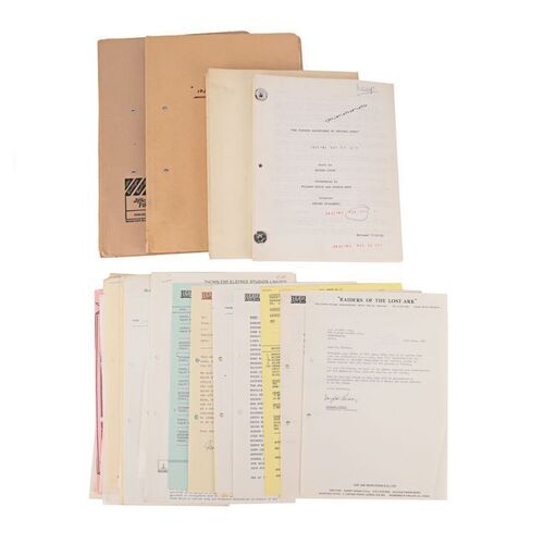 182. Highlighted and Annotated Script, Revised Script, Call Sheets, Transparencies and Assorted Production Paperwork ### INDIANA JONES: ORIGINAL TRILOGY (1981-1989)