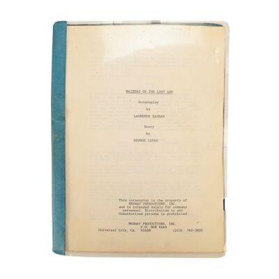184. Production-Used Script ### INDIANA JONES AND THE RAIDERS OF THE LOST ARK (1981)