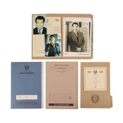 202. James Bond's (Pierce Brosnan) MI6 Medical File, North Korean Spy Report and US Military File ### JAMES BOND: VARIOUS PRODUCTIONS