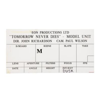 204. Oversized Water Model Unit Slate ### JAMES BOND: TOMORROW NEVER DIES (1997)