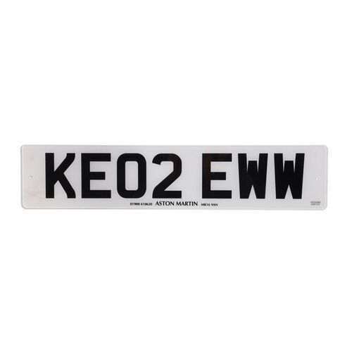 210. James Bond's (Pierce Brosnan) Aston Martin V12 Vanquish License Plate ### JAMES BOND: DIE ANOTHER DAY (2002)