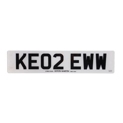 210. James Bond's (Pierce Brosnan) Aston Martin V12 Vanquish License Plate ### JAMES BOND: DIE ANOTHER DAY (2002)
