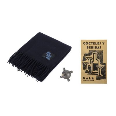 222. Aston Martin Bomb, GALA Cocktail Menu & Crew Gift Scarf ### JAMES BOND: NO TIME TO DIE (2021)