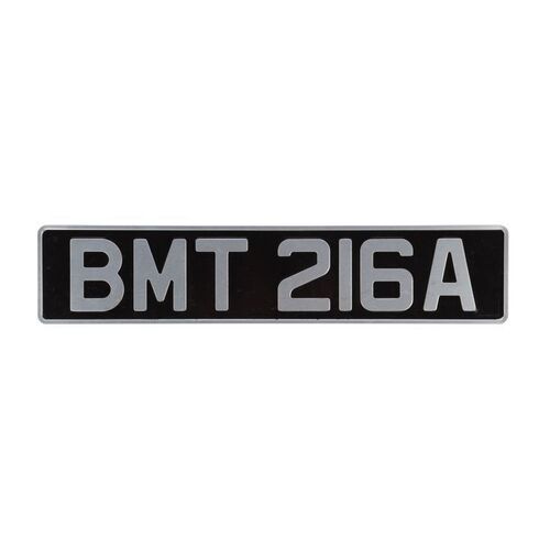 223. Original Aston Martin Number Plate for James Bond's (Daniel Craig) DB5 ### JAMES BOND: NO TIME TO DIE (2021)