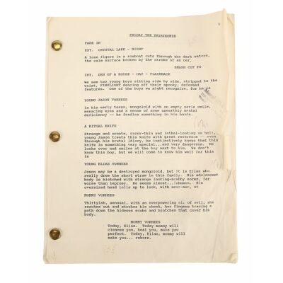 224. Mario Kirner Collection: Kane Hodder's Personal Annotated Early Draft Script ### JASON GOES TO HELL: THE FINAL FRIDAY (1993)