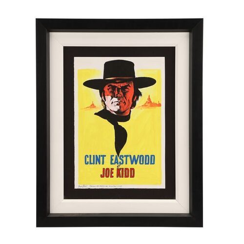 226. Enzo Nistri Hand-Painted Italian Poster Concept Art ### JOE KIDD (1972)
