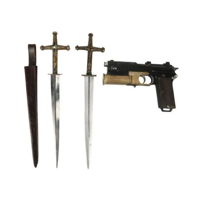 251. Grigori Rasputin's (Rhys Ifans) Hero and Stunt Daggers and Orlando Oxford's (Ralph Fiennes) Stunt Flare Pistol ### KING'S MAN, THE (2021)