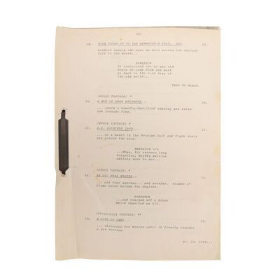 262. Hand-Annotated Production Script ### MAD MAX 2: THE ROAD WARRIOR (1981)