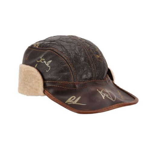 268. Cast-Autographed B-2 Eastman Aviator Cap ### MASTERS OF THE AIR (TV SERIES, 2024)
