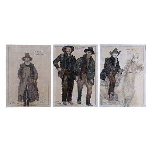 291. John Bloomfield Costume Designs for Boss (Robert Duvall), Percy (Michael Jeter) and Denton Baxter (Michael Gambon) Gunmen ### OPEN RANGE (2003)