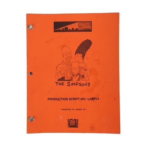 325. Treehouse of Horror XX Production Script ### SIMPSONS, THE (1989)
