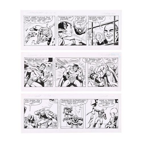 331. Spider-Man Original Pen-and-Ink Larry Lieber Comic Strips ### SPIDER-MAN (2002)