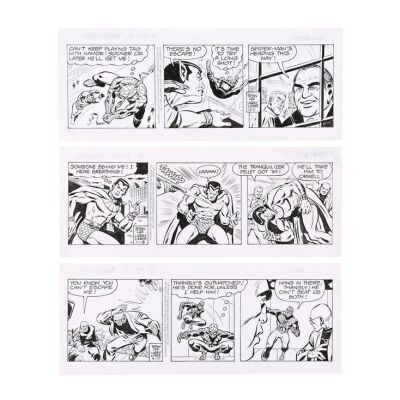 331. Spider-Man Original Pen-and-Ink Larry Lieber Comic Strips ### SPIDER-MAN (2002)