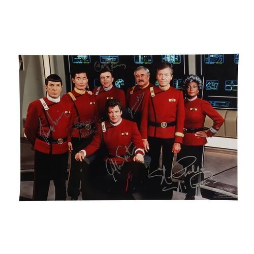 333. William Shatner, Leonard Nimoy and Cast-Autographed Photograph ### STAR TREK V: THE FINAL FRONTIER (1989)